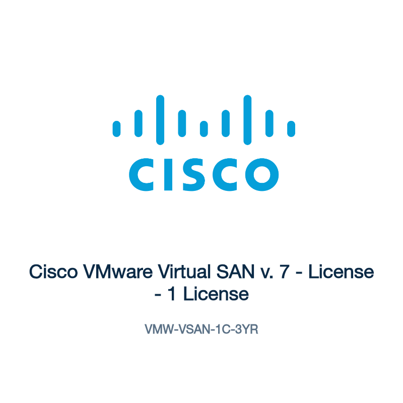VMW-VSAN-1C-3YR: Cisco VMware Virtual SAN v. 7