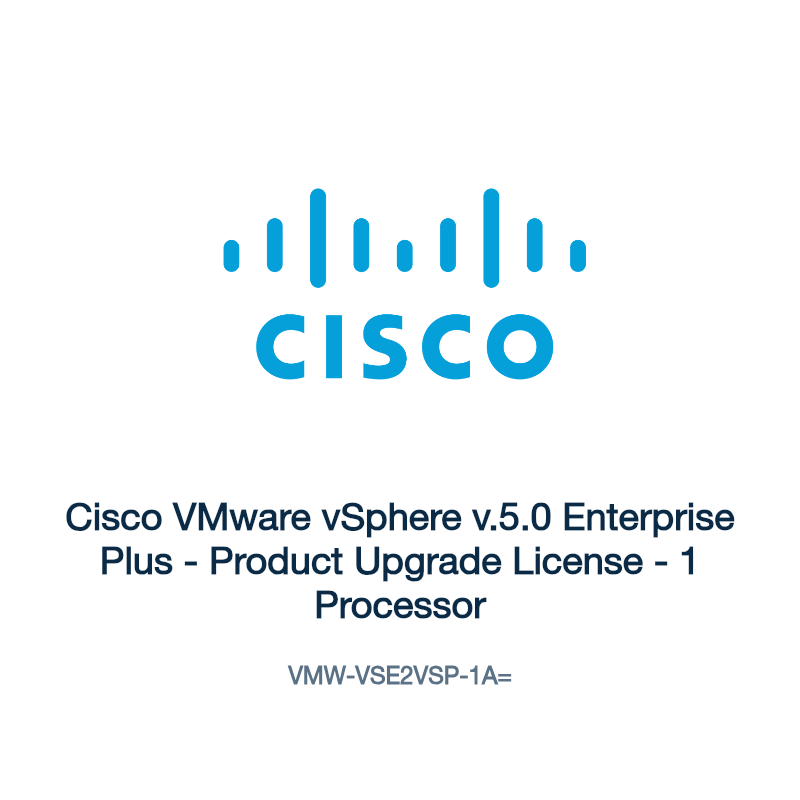 VMW-VSE2VSP-1A=: Cisco VMware vSphere v.5.0 Enterprise Plus
