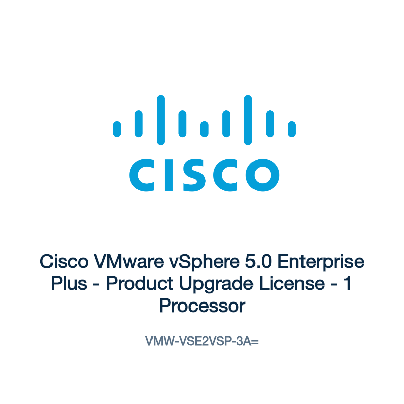 VMW-VSE2VSP-3A=: Cisco VMware vSphere 5.0 Enterprise Plus
