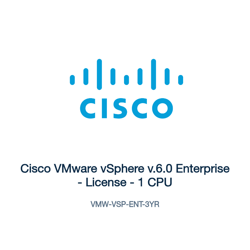 VMW-VSP-ENT-3YR: Cisco VMware vSphere v.6.0 Enterprise