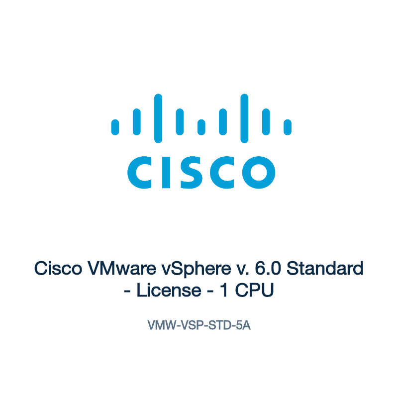 VMW-VSP-STD-5A: Cisco VMware vSphere v. 6.0 Standard