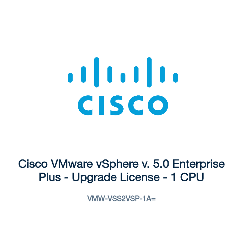 VMW-VSS2VSP-1A=: Cisco VMware vSphere v. 5.0 Enterprise Plus