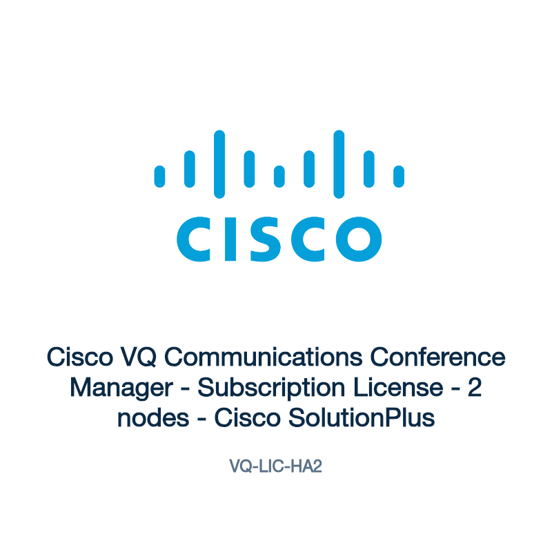 VQ-LIC-HA2: Cisco VQ Communications Conference Manager