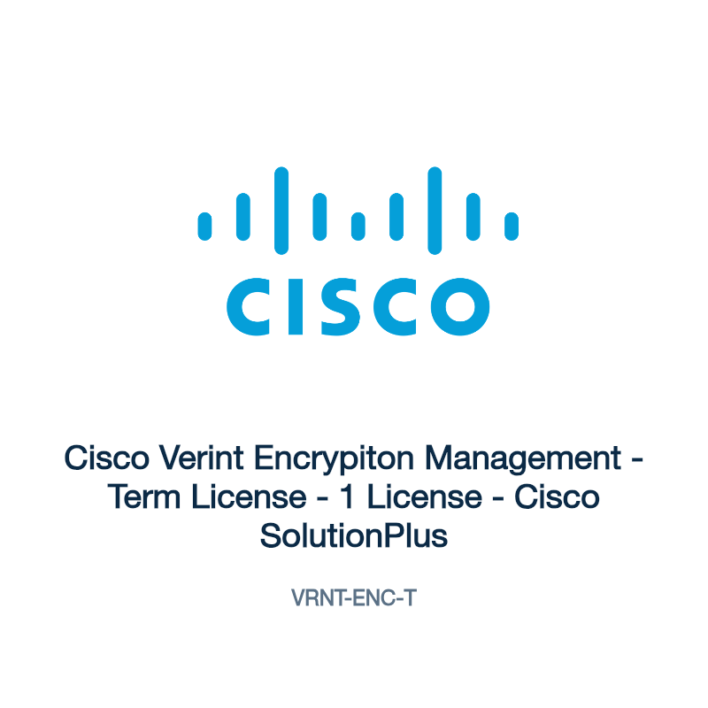 VRNT-ENC-T: Cisco Verint Encrypiton Management