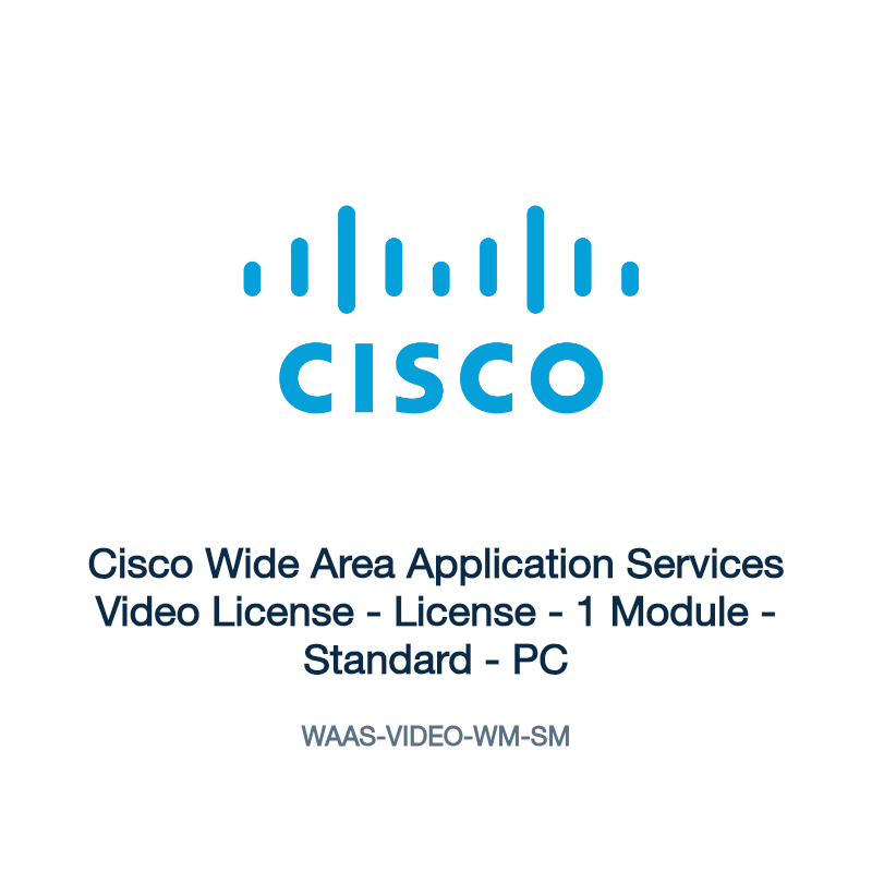 WAAS-VIDEO-WM-SM: Cisco Wide Area Application Services Video License