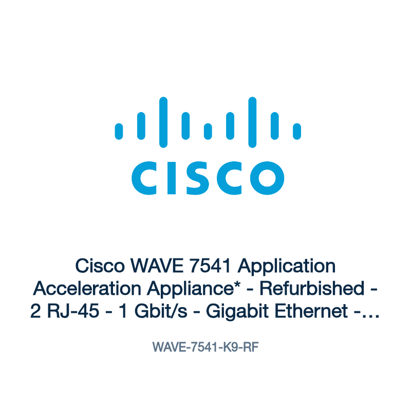 WAVE-7541-K9-RF: Cisco WAVE 7541 Application Acceleration Appliance*