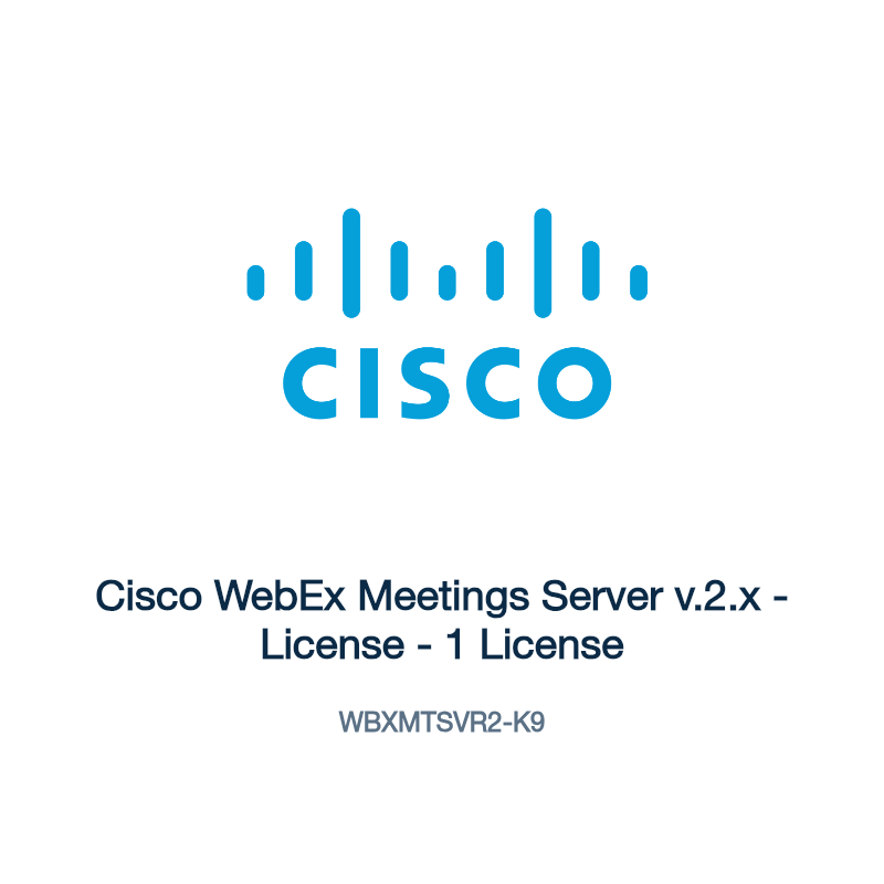 WBXMTSVR2-K9: Cisco WebEx Meetings Server v.2.x