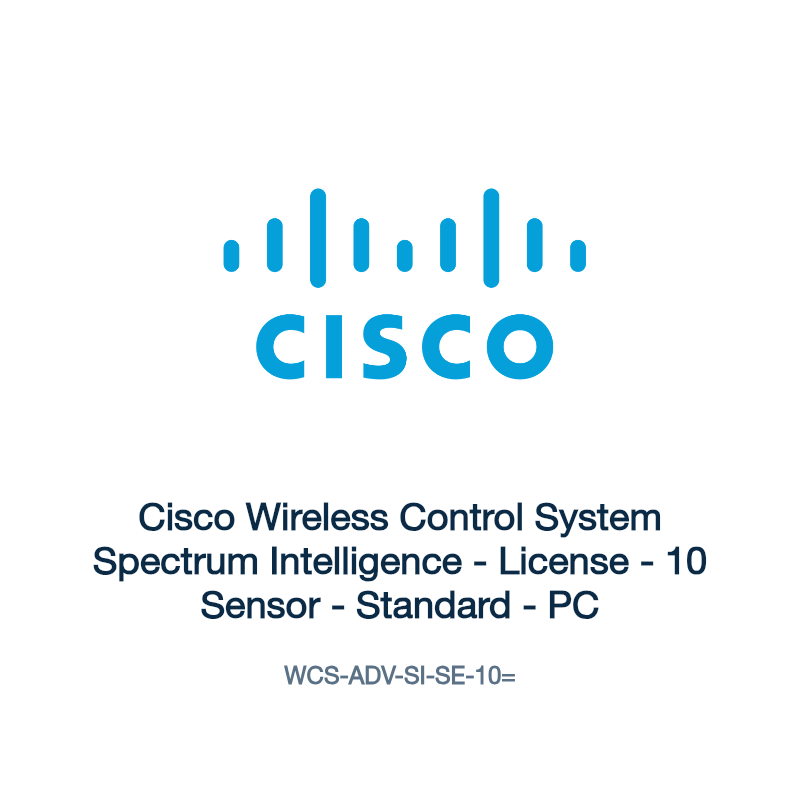 WCS-ADV-SI-SE-10=: Cisco Wireless Control System Spectrum Intelligence