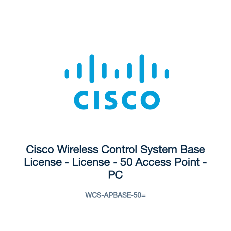 WCS-APBASE-50=: Cisco Wireless Control System Base License