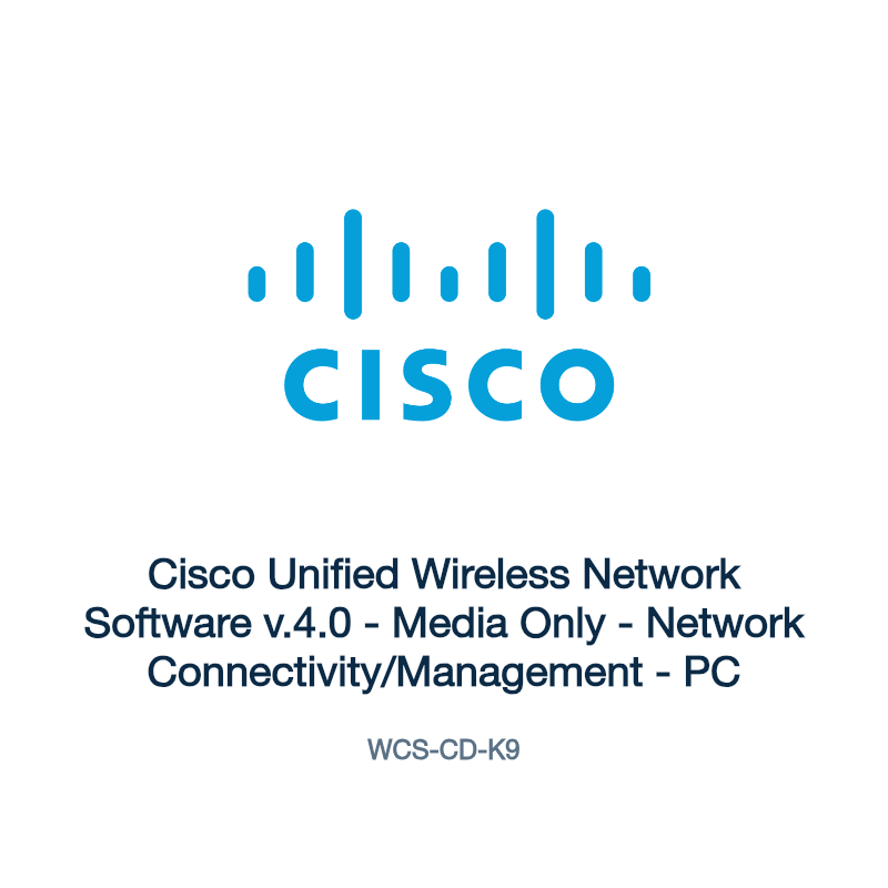 WCS-CD-K9: Cisco Unified Wireless Network Software v.4.0