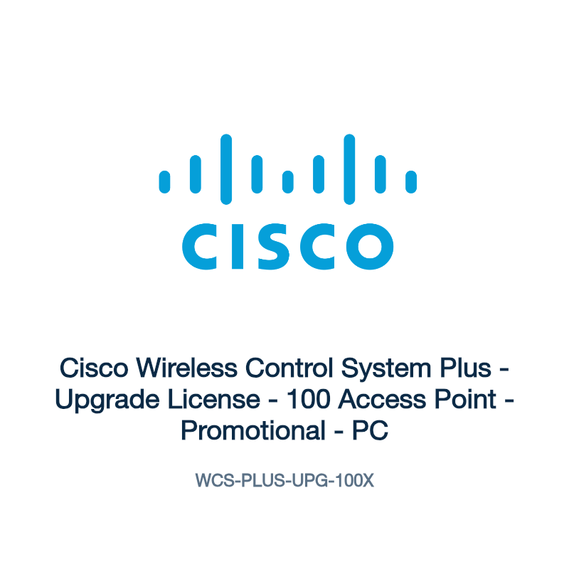 WCS-PLUS-UPG-100X: Cisco Wireless Control System Plus