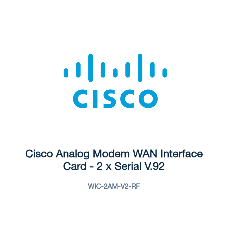 WIC-2AM-V2-RF: Cisco Analog Modem WAN Interface Card
