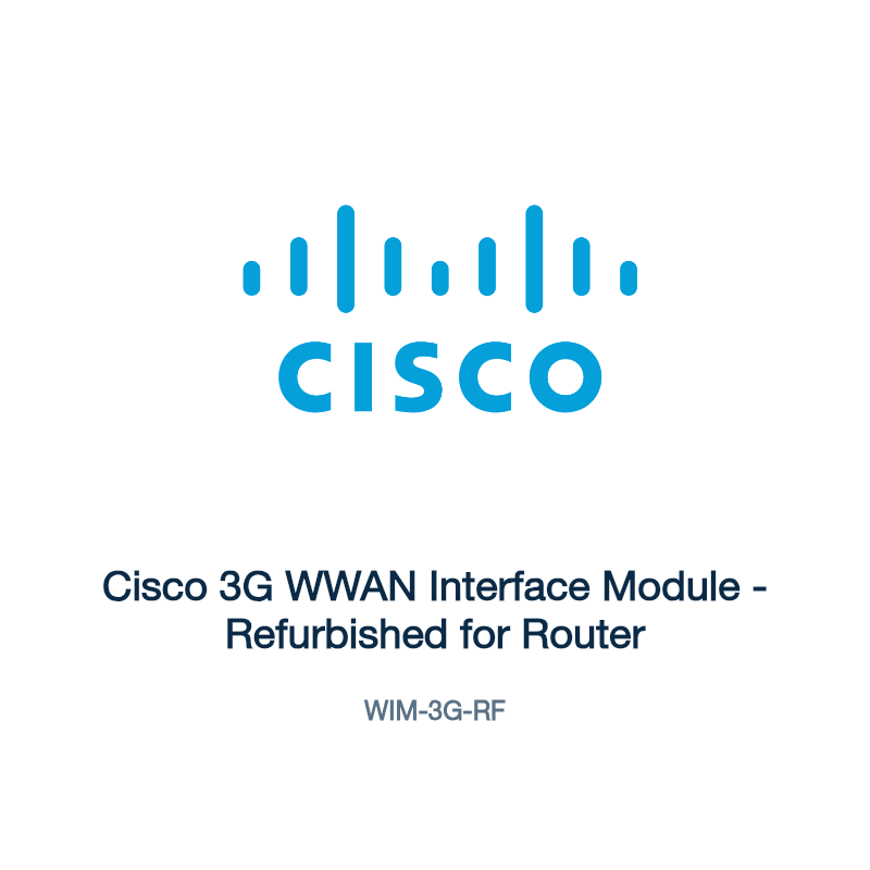 WIM-3G-RF: Cisco 3G WWAN Interface Module