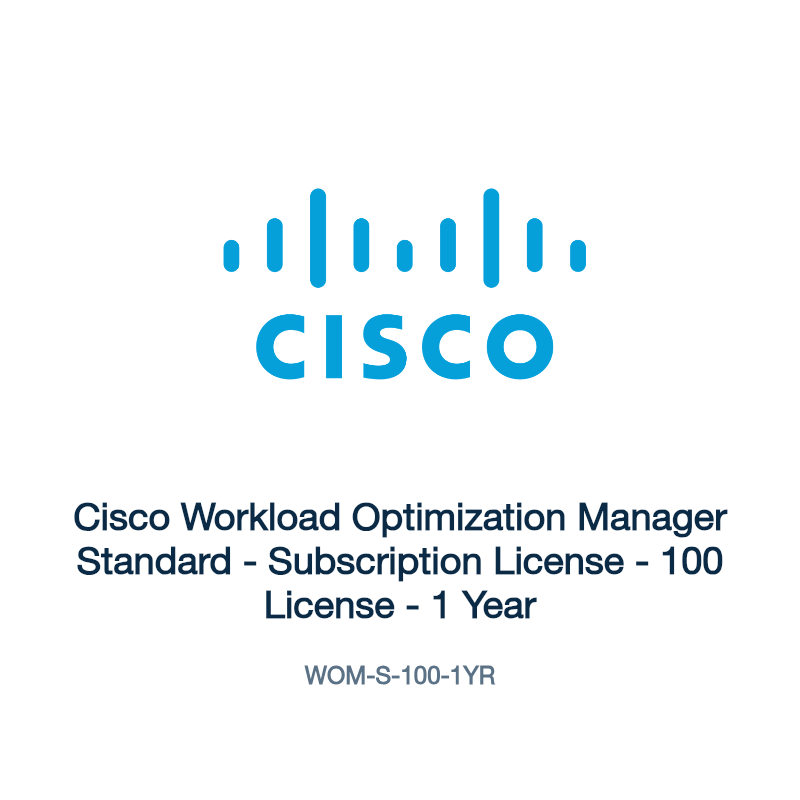 WOM-S-100-1YR: Cisco Workload Optimization Manager Standard