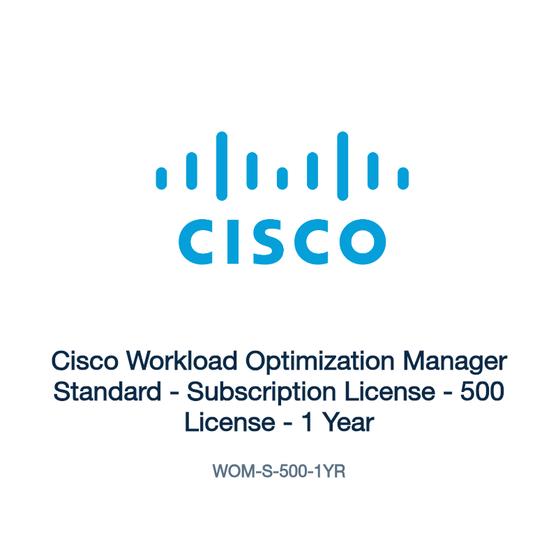 WOM-S-500-1YR: Cisco Workload Optimization Manager Standard