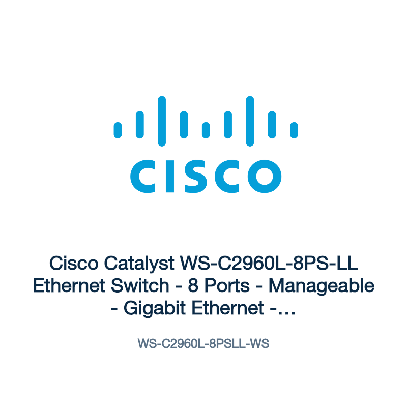 WS-C2960L-8PSLL-WS: Cisco Catalyst WS-C2960L-8PS-LL Ethernet Switch