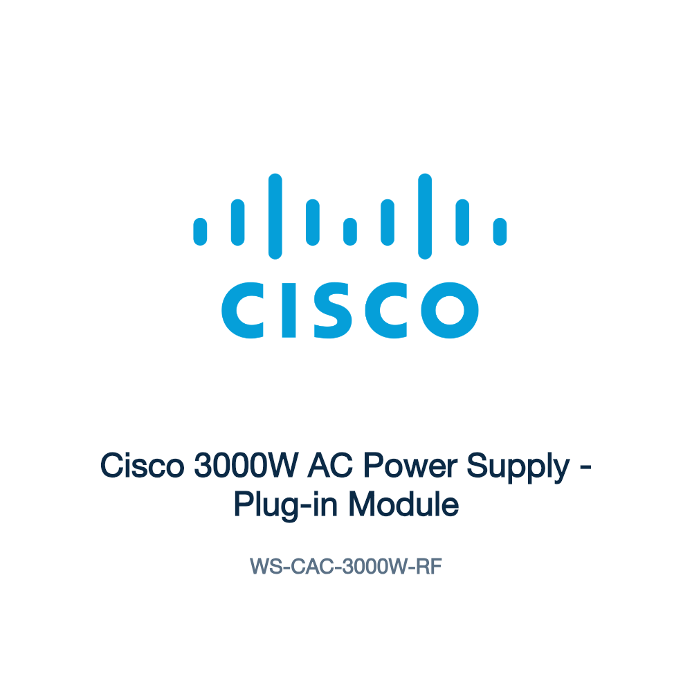 WS-CAC-3000W-RF: Cisco 3000W AC Power Supply
