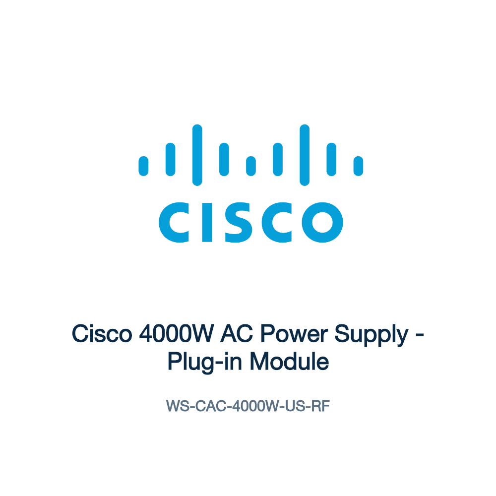 WS-CAC-4000W-US-RF: Cisco 4000W AC Power Supply
