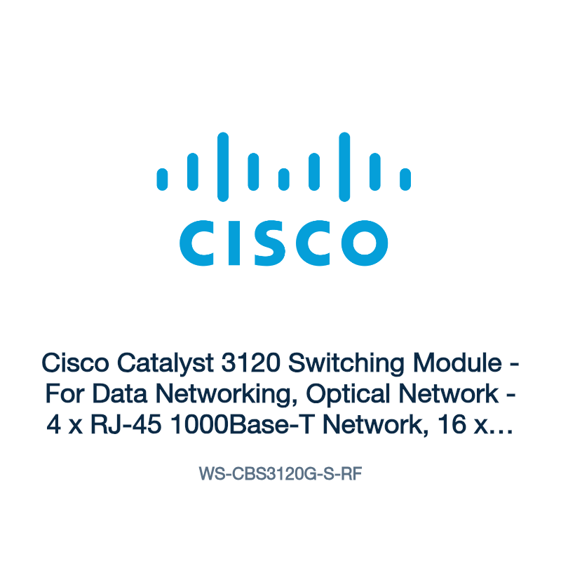WS-CBS3120G-S-RF: Cisco Catalyst 3120 Switching Module