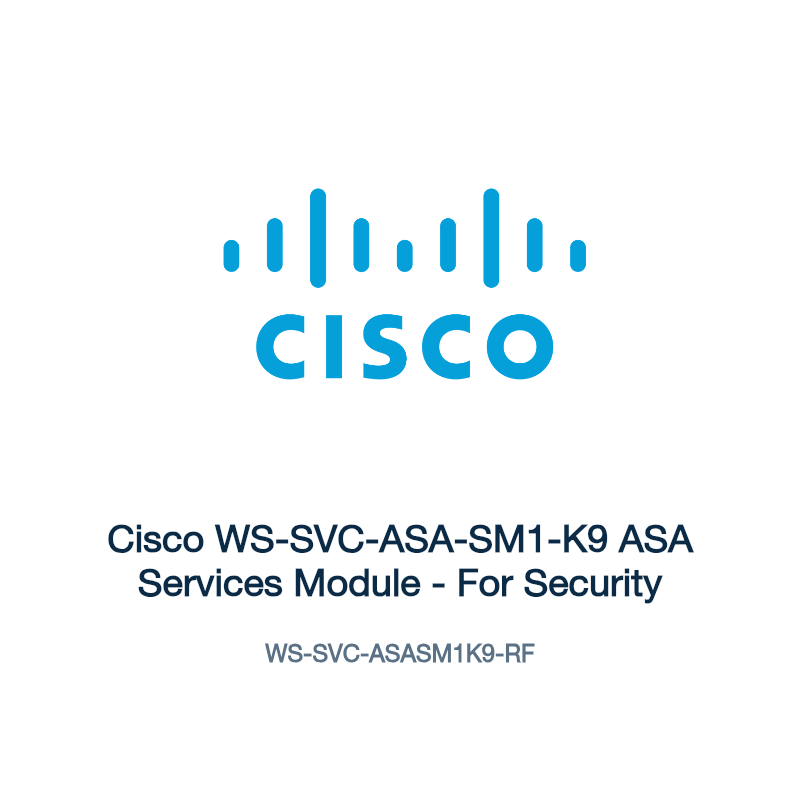 WS-SVC-ASASM1K9-RF: Cisco WS-SVC-ASA-SM1-K9 ASA Services Module