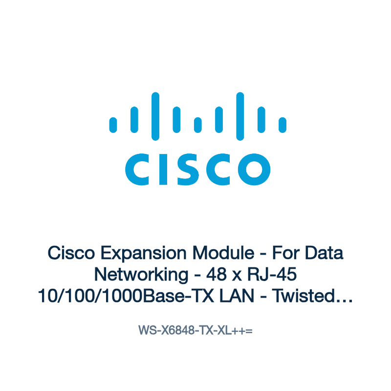 WS-X6848-TX-XL++=: Cisco Expansion Module