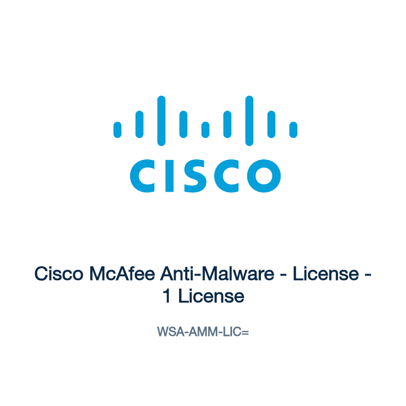 WSA-AMM-LIC=: Cisco McAfee Anti-Malware