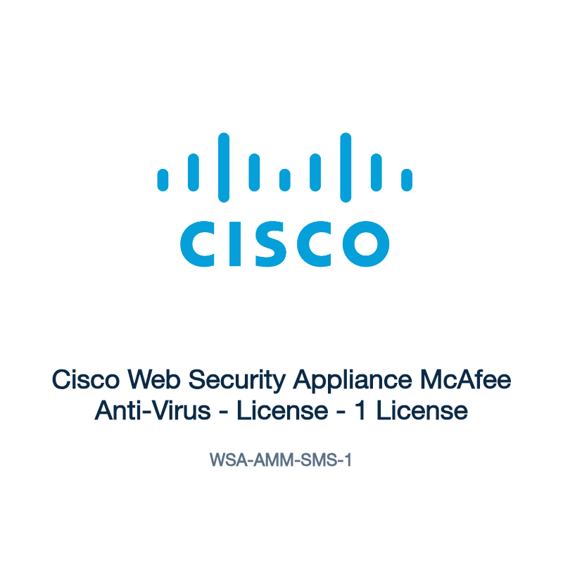 WSA-AMM-SMS-1: Cisco Web Security Appliance McAfee Anti-Virus
