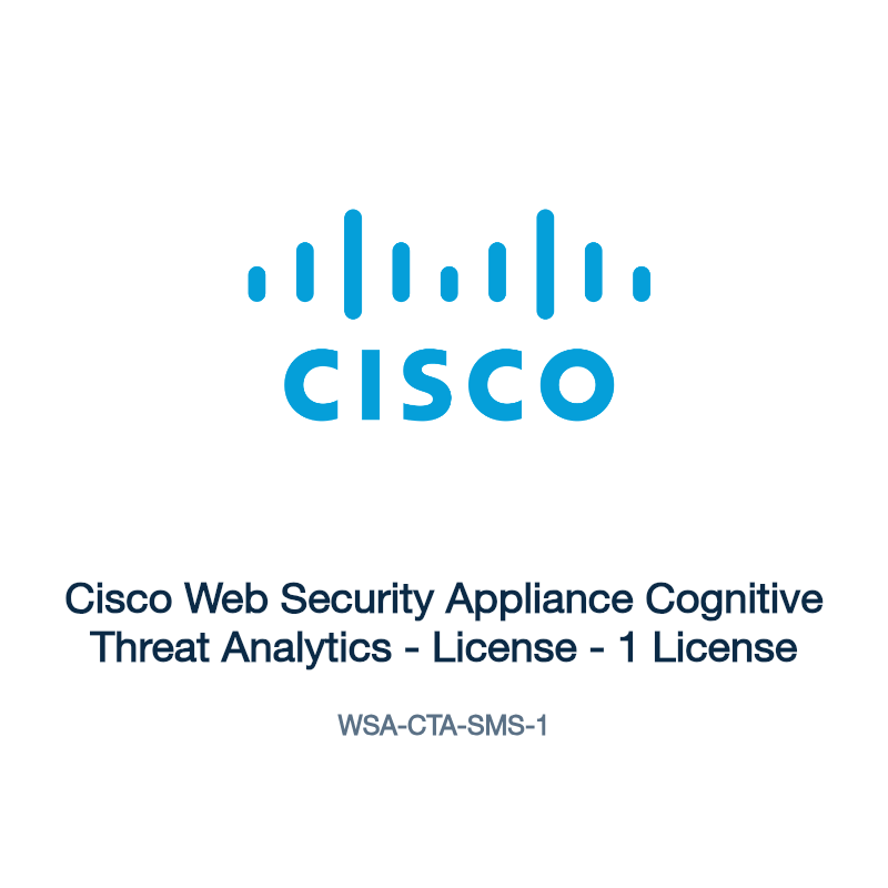WSA-CTA-SMS-1: Cisco Web Security Appliance Cognitive Threat Analytics