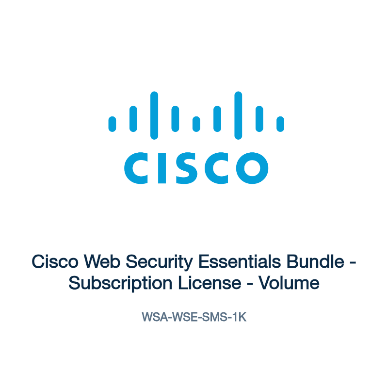 WSA-WSE-SMS-1K: Cisco Web Security Essentials Bundle