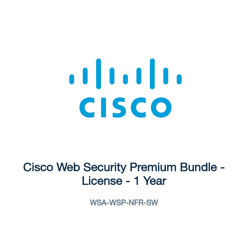 WSA-WSP-NFR-SW: Cisco Web Security Premium Bundle
