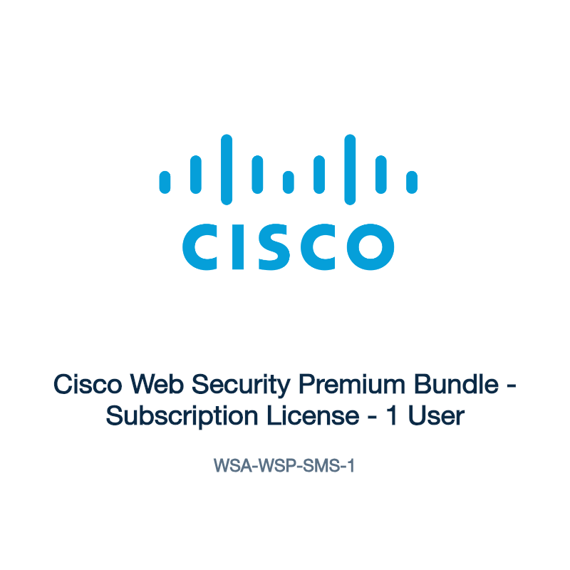 WSA-WSP-SMS-1: Cisco Web Security Premium Bundle