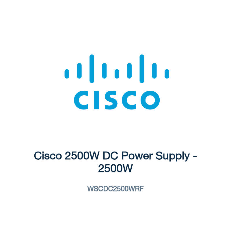 WSCDC2500WRF: Cisco 2500W DC Power Supply
