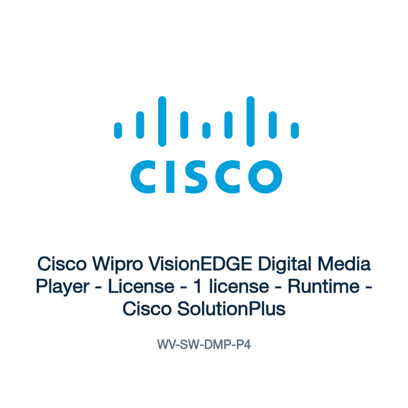 WV-SW-DMP-P4: Cisco Wipro VisionEDGE Digital Media Player