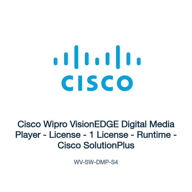 WV-SW-DMP-S4: Cisco Wipro VisionEDGE Digital Media Player