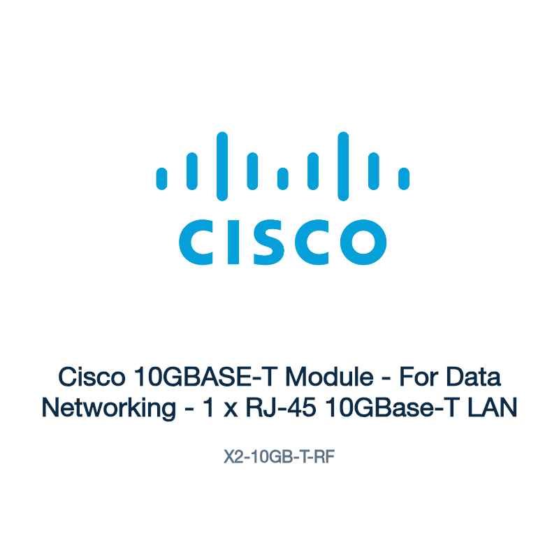 X2-10GB-T-RF: Cisco 10GBASE-T Module