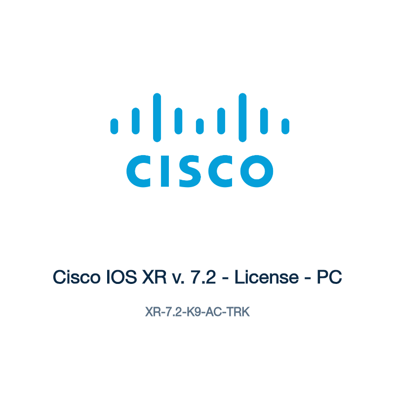 XR-7.2-K9-AC-TRK: Cisco IOS XR v. 7.2