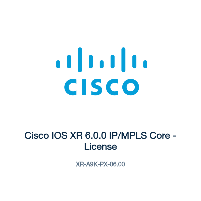 XR-A9K-PX-06.00: Cisco IOS XR 6.0.0 IP/MPLS Core