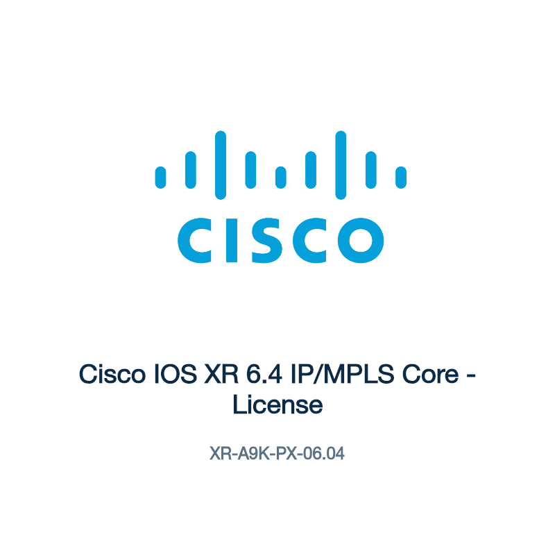 XR-A9K-PX-06.04: Cisco IOS XR 6.4 IP/MPLS Core