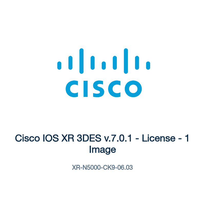 XR-N5000-CK9-06.03: Cisco IOS XR 3DES v.7.0.1