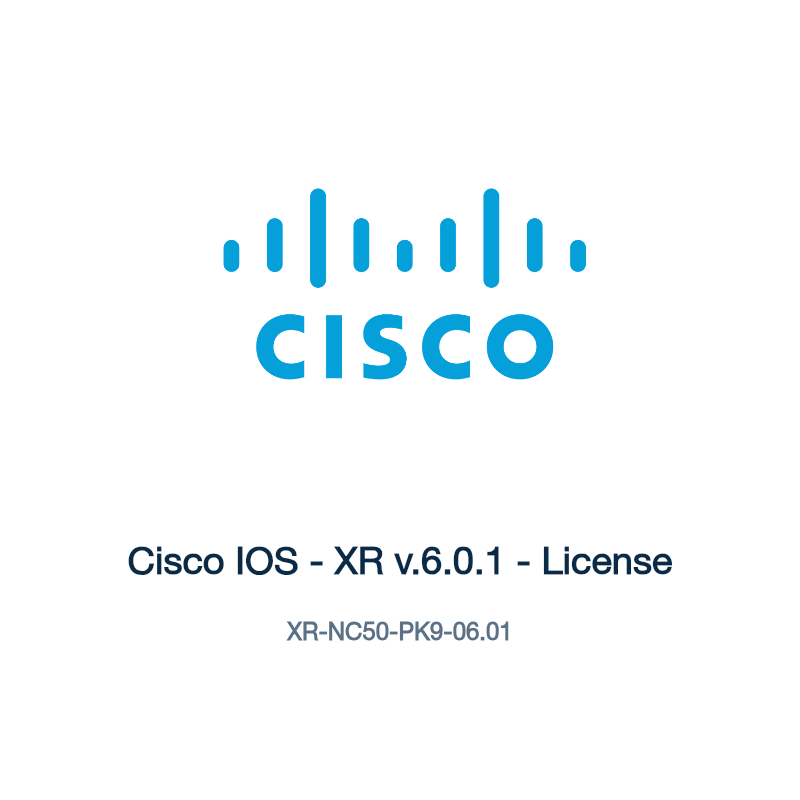 XR-NC50-PK9-06.01: Cisco IOS - XR v.6.0.1 - License