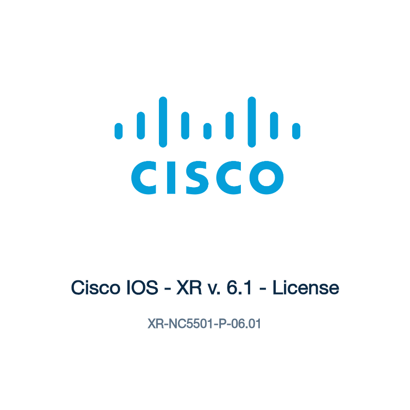 XR-NC5501-P-06.01: Cisco IOS - XR v. 6.1 - License