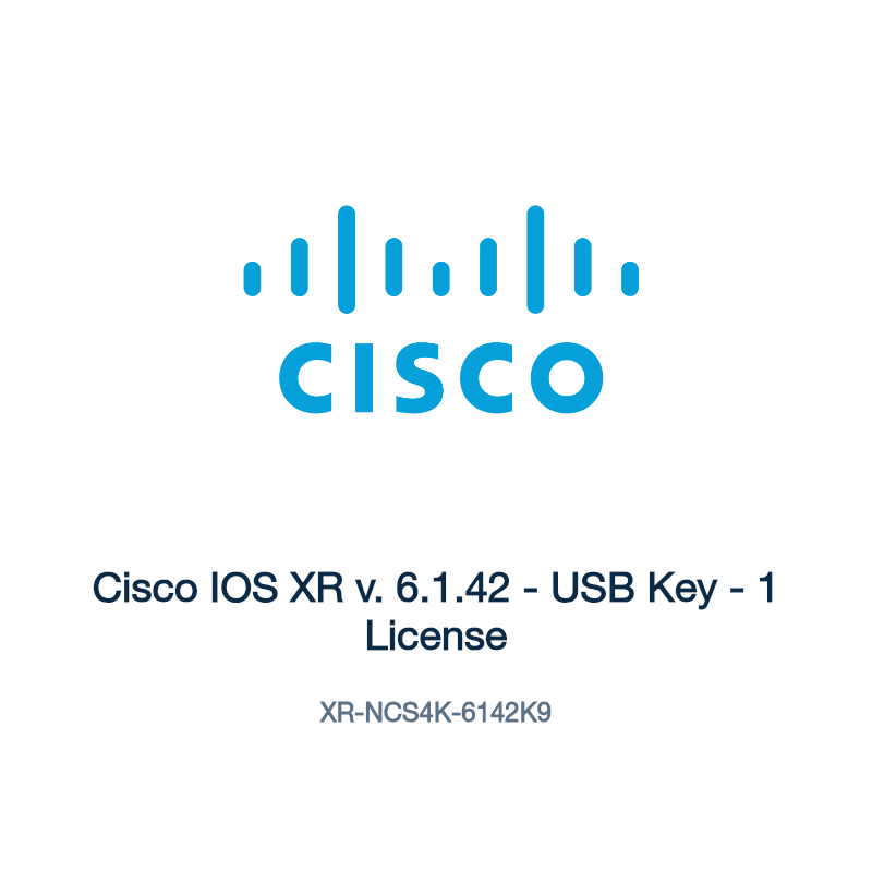 XR-NCS4K-6142K9: Cisco IOS XR v. 6.1.42